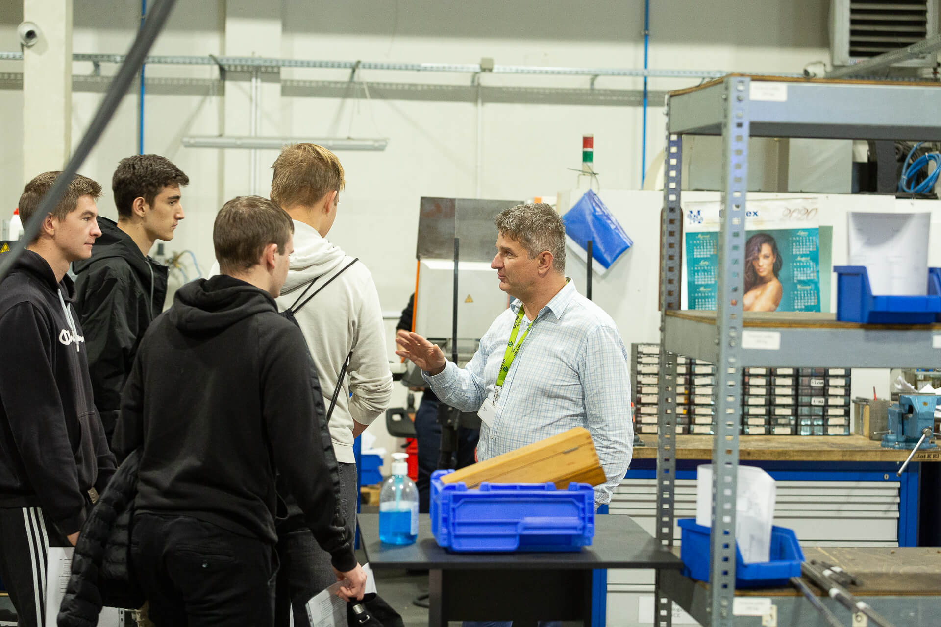 Wizyta uczniów z ZSZ PBO w Zielonej Górze w zakładzie Toptech Polska